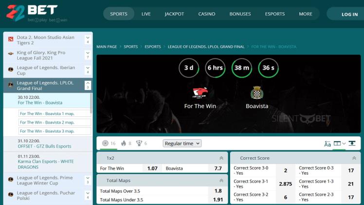 22Bet – Fully Legal Bookmaker in Nigeria