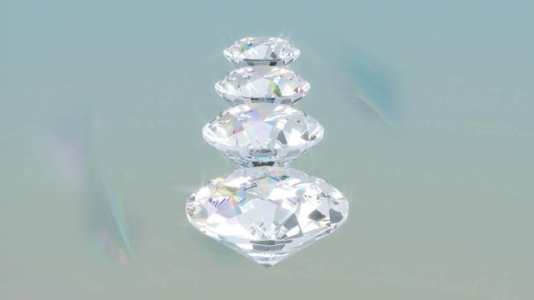 The 4Cs of a Diamond